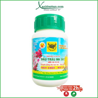 Phân Bón Đầu Trâu MK 501 - Siêu Kích Chồi Và Lá Lọ 100 Gram