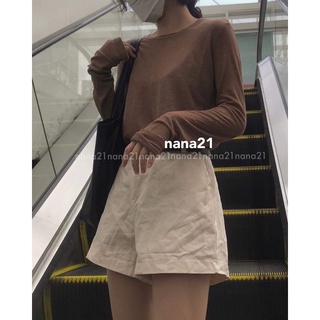 Áo len mỏng dài tay trơn