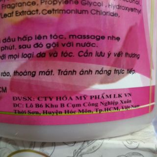 Dầu Hấp Dưỡng Tóc Tinh Chất Hoa Sen 1000ml Giúp Tóc Mềm Mại, Chắc Khỏe
