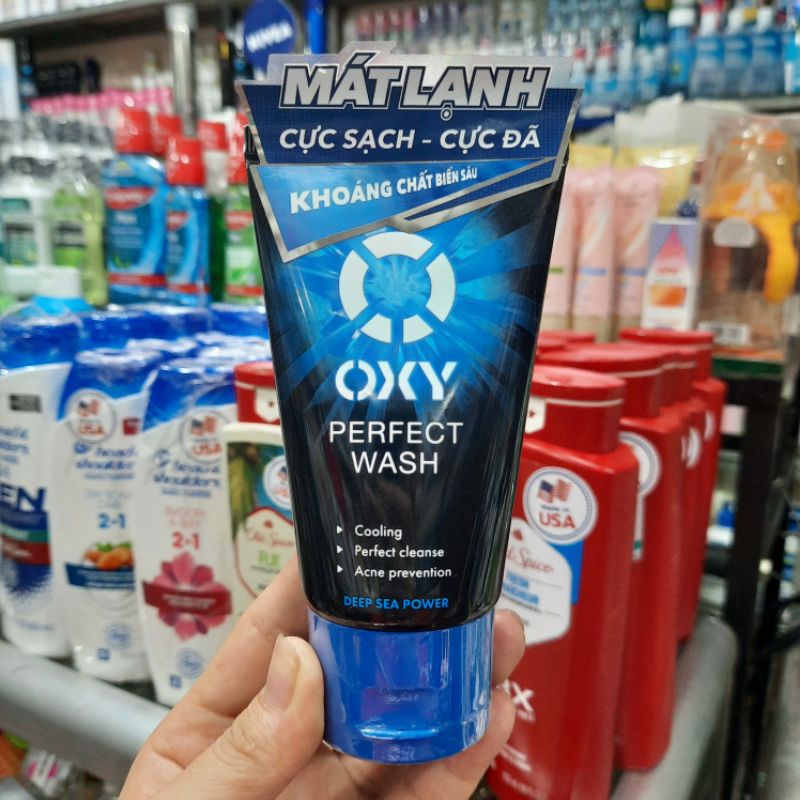 Sữa rửa mặt Sạch bã nhờn , Ngừa khuẩn mụn Oxy Perfect Wash 50g