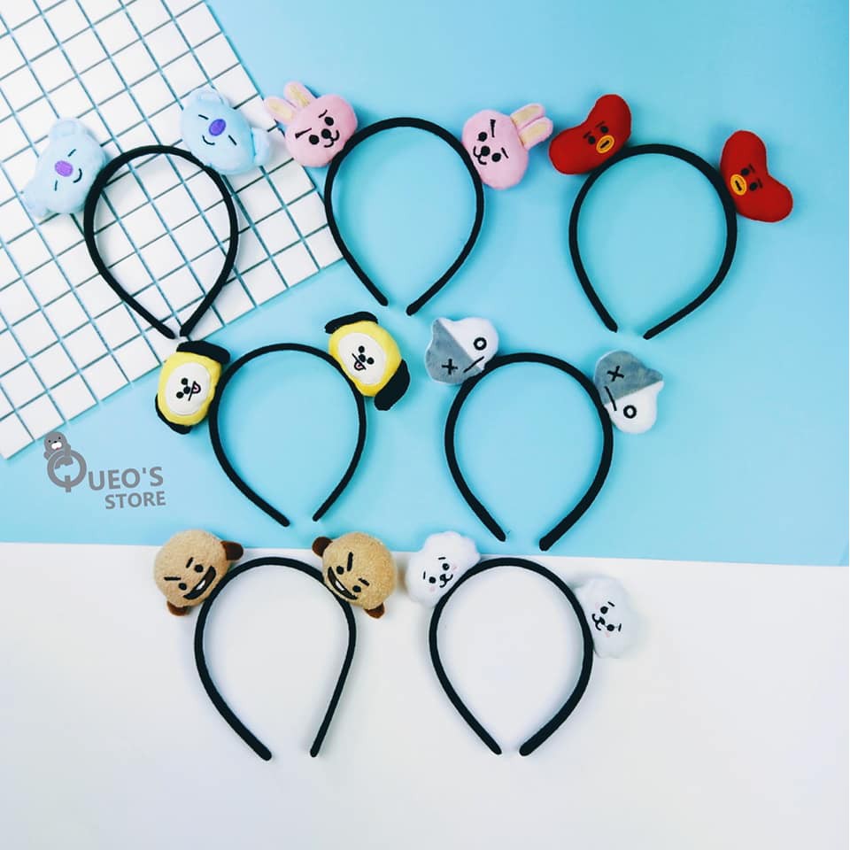 Cài tóc, cột tóc BTS 8 đáng yêu