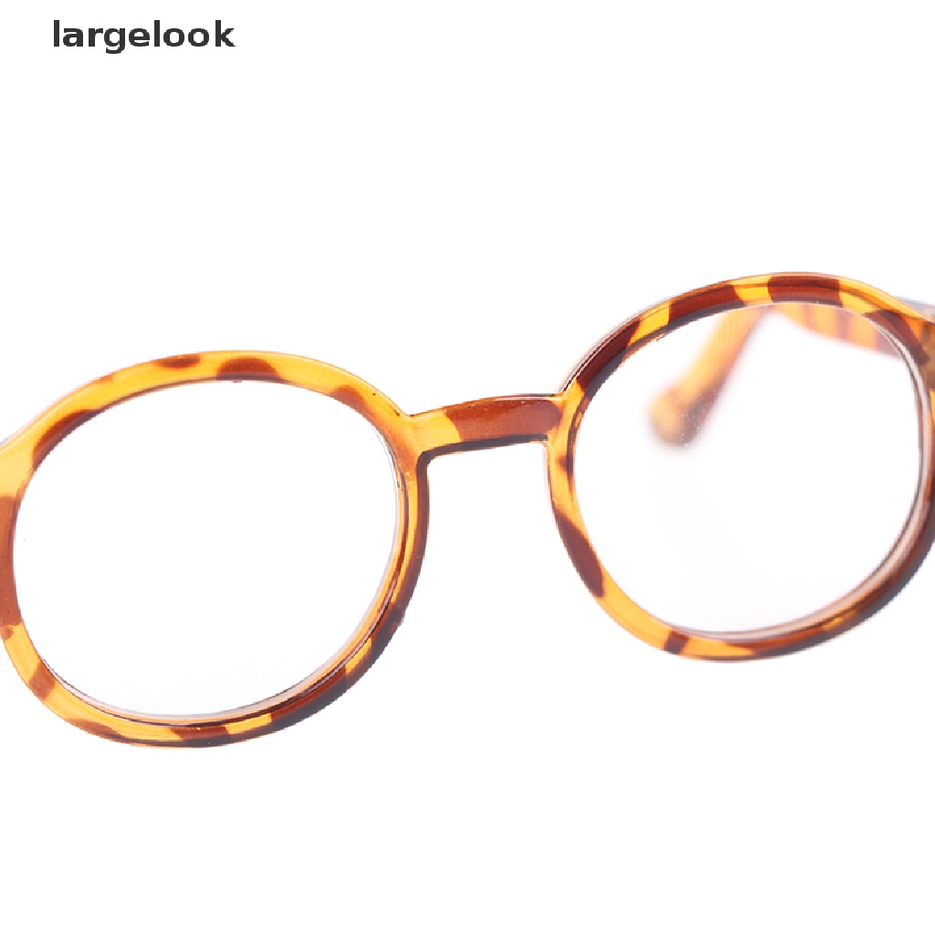 Mắt kính 9cm 1/6 gọng tròn màu trong suốt thích hợp cho búp bê