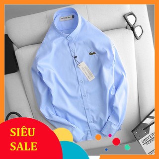 [Mã DAUT25 giảm 30% đơn 250K tối đa 10K] Áo sơ mi nam thêu Cá Sấu - Hình Thật shop Chụp