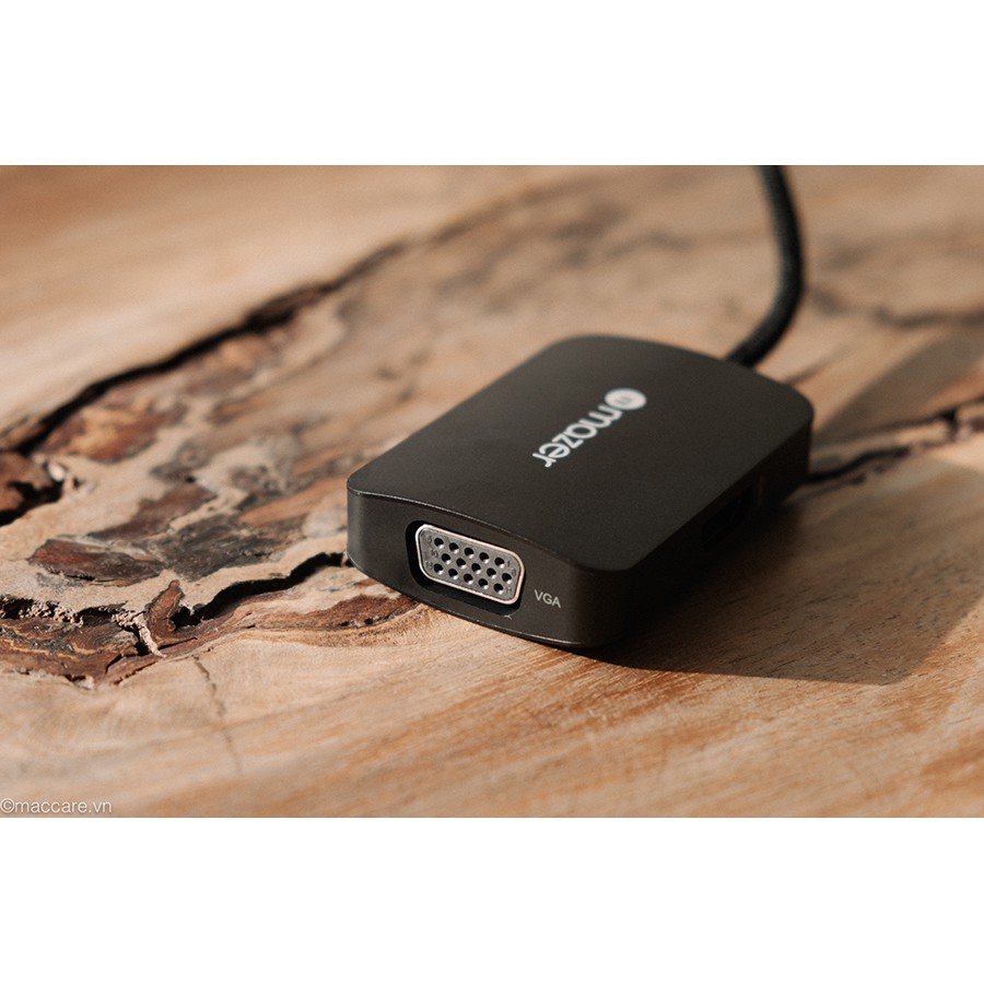 Hub Mazer 4in1: HDMI, VGA, USB, USB-C Power Delivery