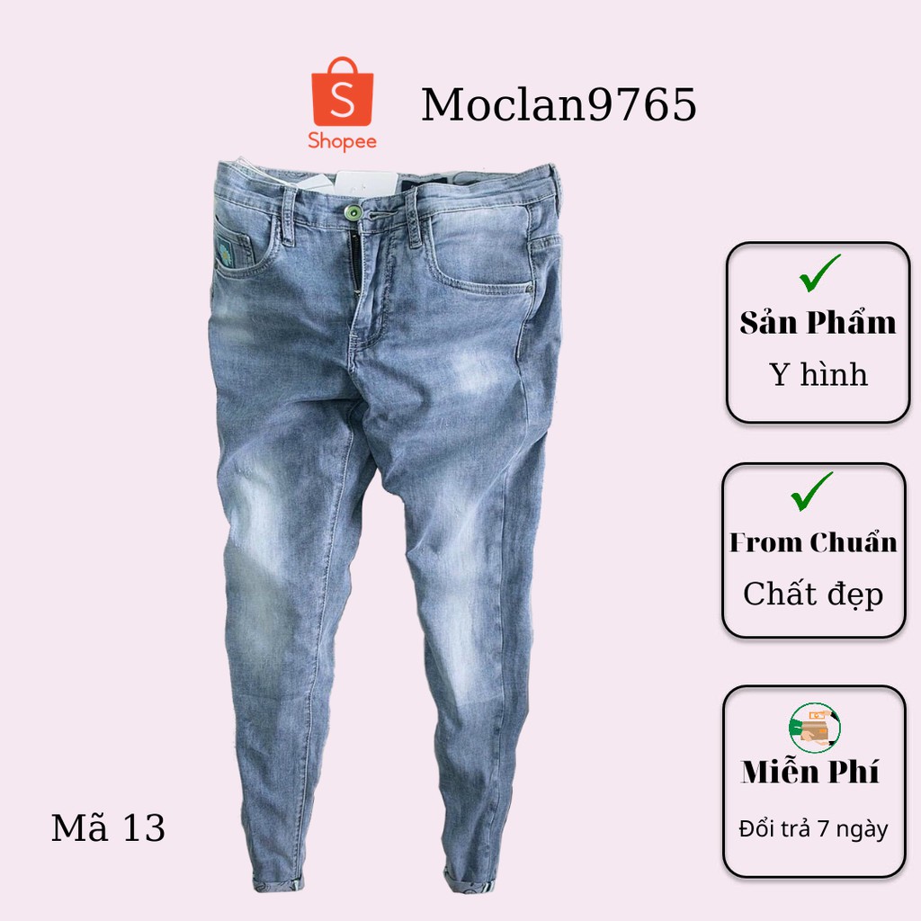 Quần jean nam cao cấp, chất liệu bò ( jean ) mềm mịn, from chuẩn, có nhiều mẫu đi kèm Moclan15