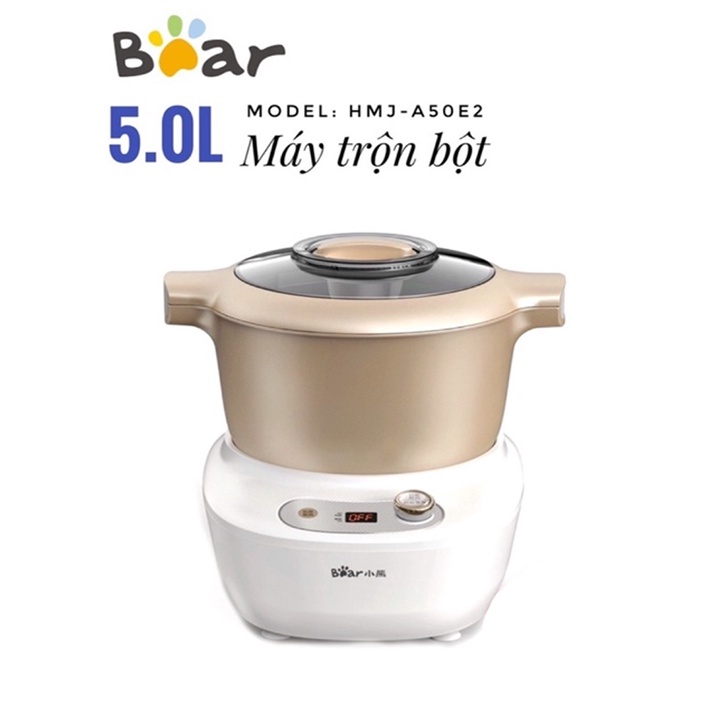 [Sẵn Hàng ] MÁY NHỒI VÀ Ủ BỘT, NỒI Ủ VÀ NHỒI BỘT BEAR HMJ-A50E2