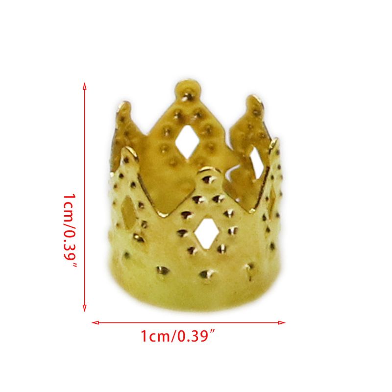 Set 90 Vòng Kim Loại Bện Tóc Thời Trang