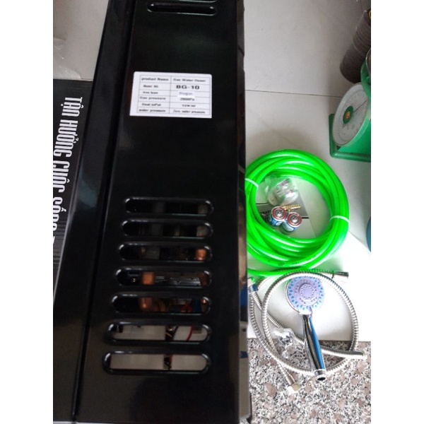Bình nóng lạnh gas Biogas 10L Có đồng hồ