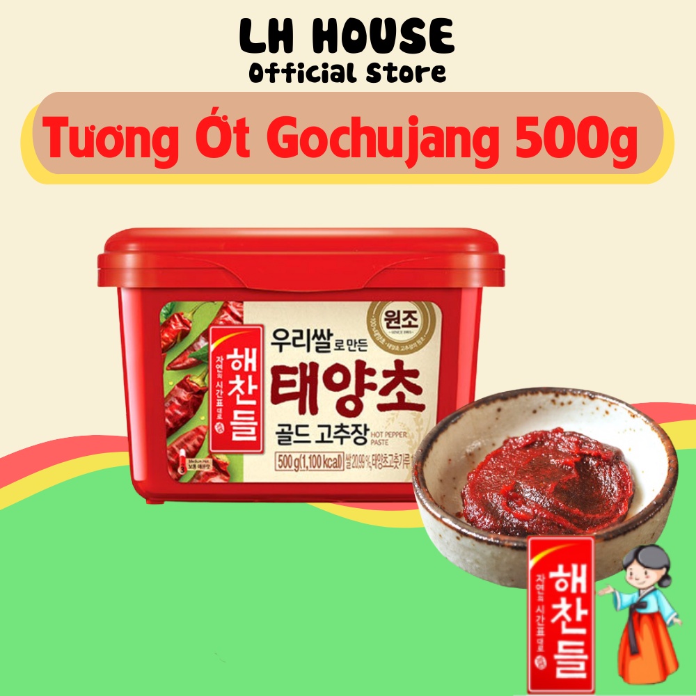 Tương ớt hàn quốc siêu ngon GOICHUG Hộp 500g nhập khẩu chính hãng- Lh House Official Store