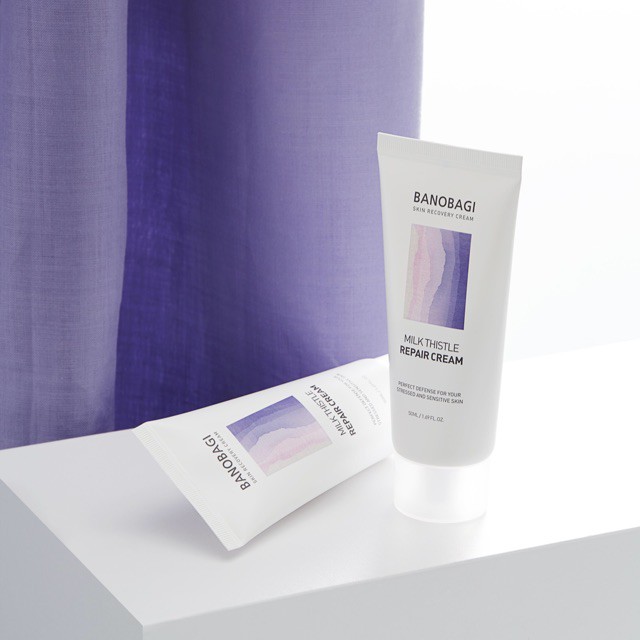 Kem dưỡng giảm mụn, phục hồi da Banobagi Milk Thistle Repair Cream 50ml