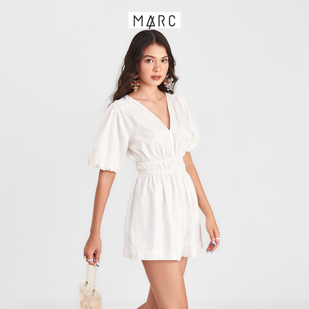 Jumsuit nữ MARC FASHION tay phồng lưng nhún thun
