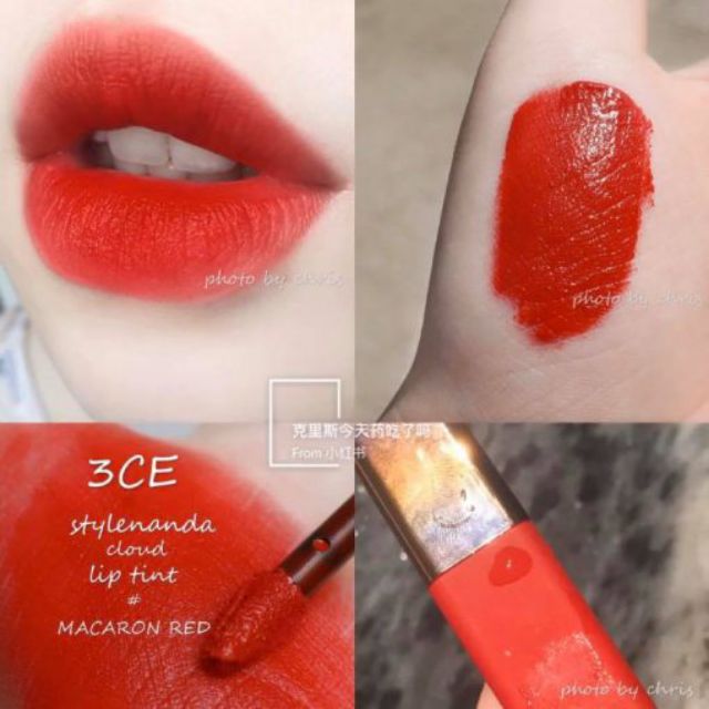 Son kem lì 3CE Cloud Lip Tint  siêu mịn môi