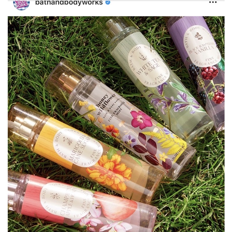Auth_Fullsize  HONEY WILDFLOWER -Xịt Thơm Toàn Thân Nước Hoa Body Mist Bath & Body Works Usa