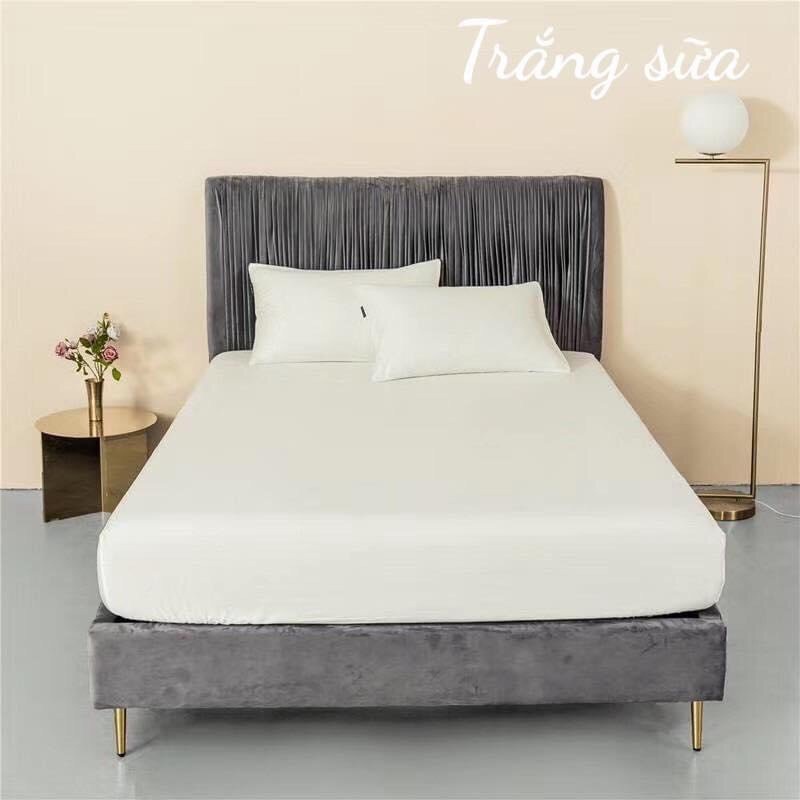 Bộ ga trải giường Cotton lụa tencel 60S VIE Home - Bedding cao cấp họa tiết, mềm mát, nhiều kích thước M6,M8