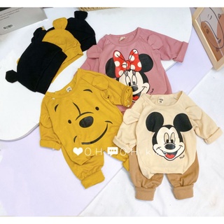 Set 3 chi tiết micky bé trai bé gái dễ thương