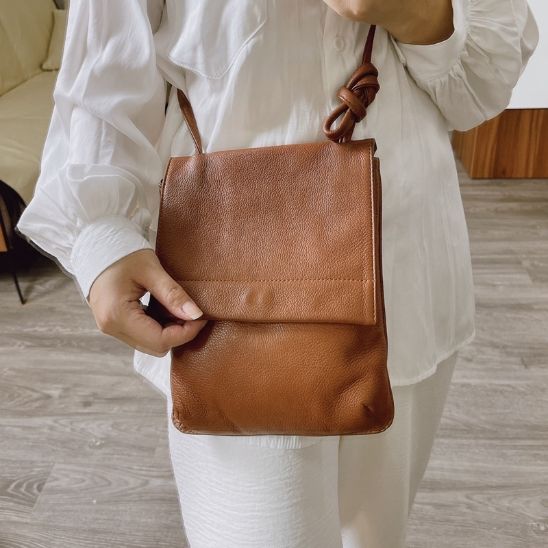 Túi xách da bò thật hiệu Jpourse - Bolivia