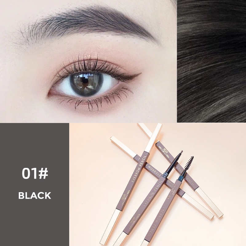 Bút Chì Kẻ Lông Mày Helen Beauty Thiết Kế Hai Đầu Xoay Tiện Dụng Tự Nhiên không thấm nước