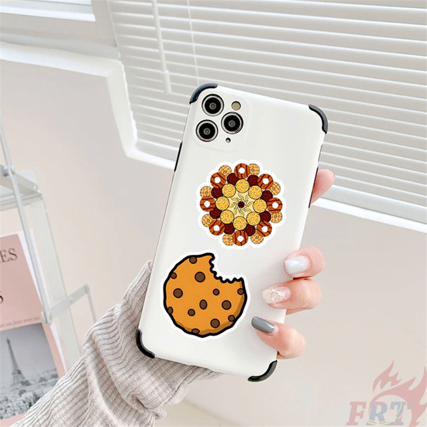 ❉ Dòng Bánh Quy 01 Nhãn Dán ❉ Bộ 50 Sticker Chống Thấm Nước Họa Tiết Doodle Hợp Thời Trang