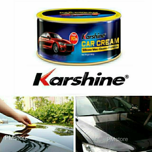 Lon 220g KARSHINE CAR CREAM Kem đánh bóng sơn, nhựa, đá, gỗ, kim loại