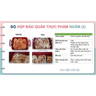 Bộ bảo quản thực phẩm muối, ngâm - Tupperware
