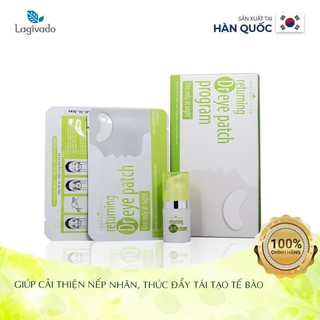 [ TẶNG 2 MIẾNG MẶT NẠ FACIAL MASK ] Bộ Tế Bào Gốc Trẻ Hóa Vùng Mắt Returning Dr Eye Patch Program