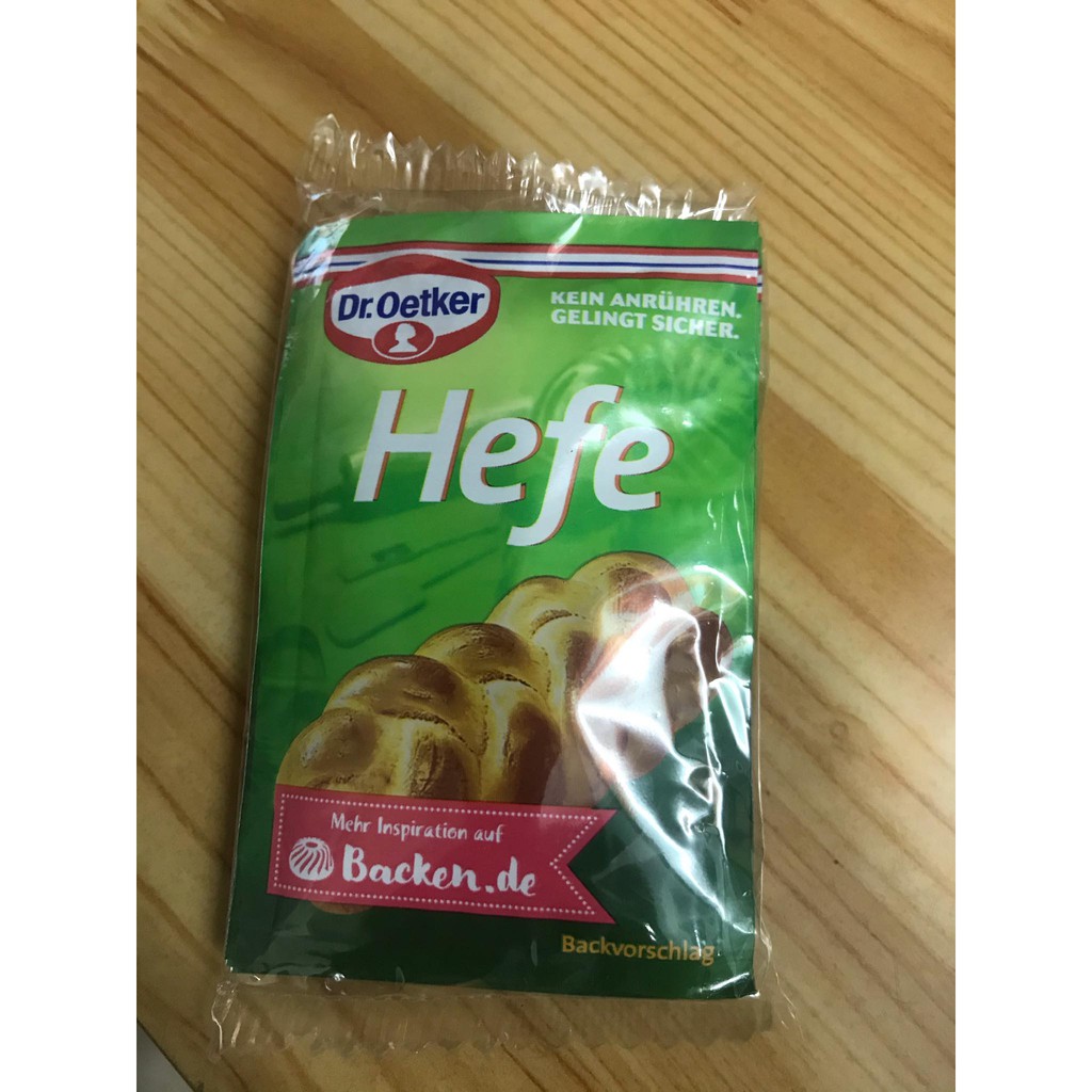 Men nở hữu cơ  Hefe  Dr Oetker của Đức