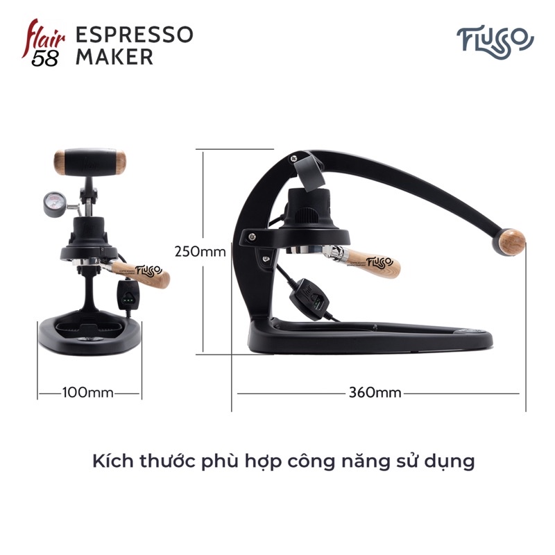 Máy pha cà phê espresso - Flair 58 lever espresso