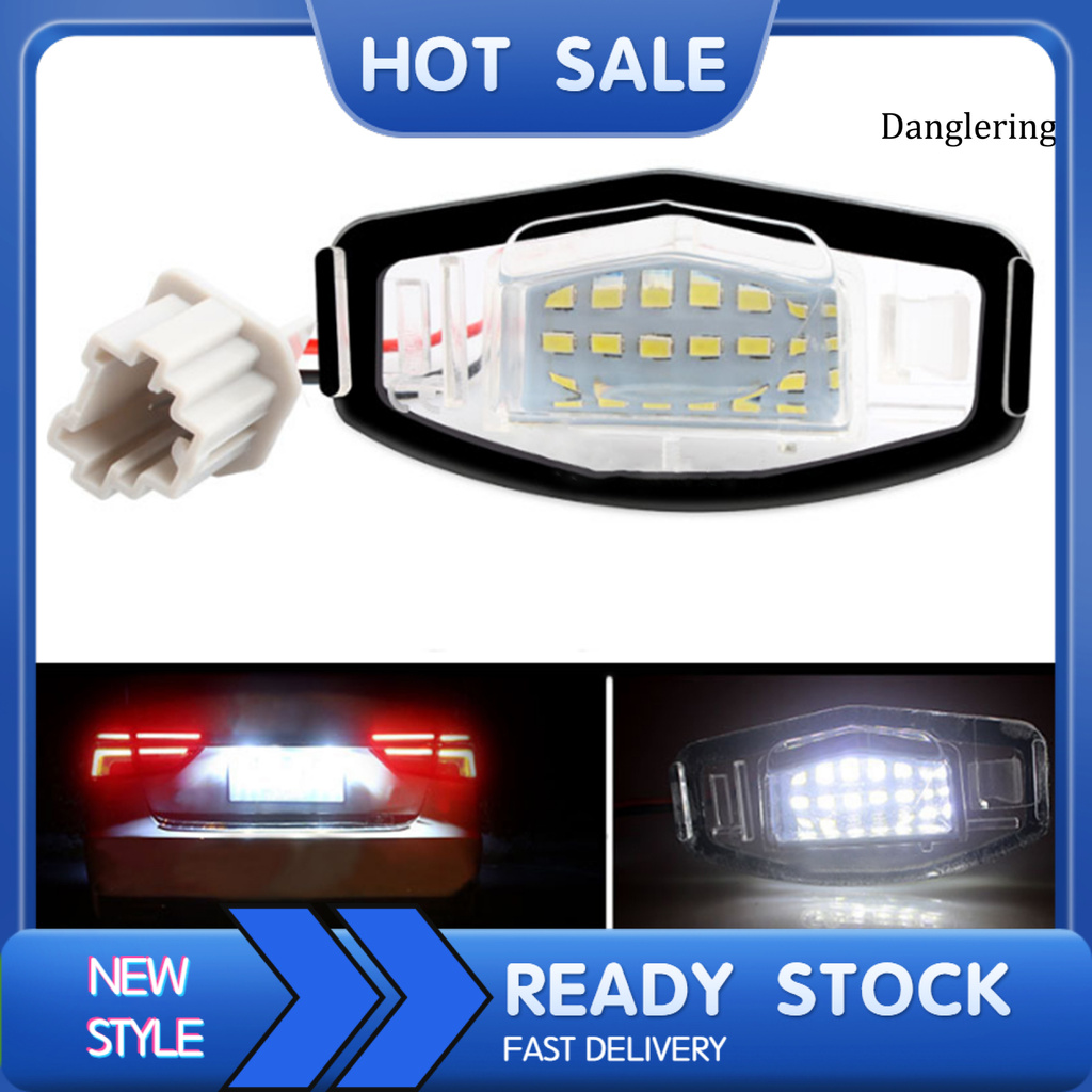 Set 2 Đèn Led Siêu Sáng 9 Smd 12v-30v Gắn Biển Số Xe Ô Tô Honda Civic
