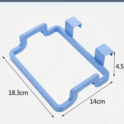 Khung treo túi rác phơi khăn đựng rác tiện lợi vệ sinh dễ dàng tháo gỡ màu hồng, xanh
