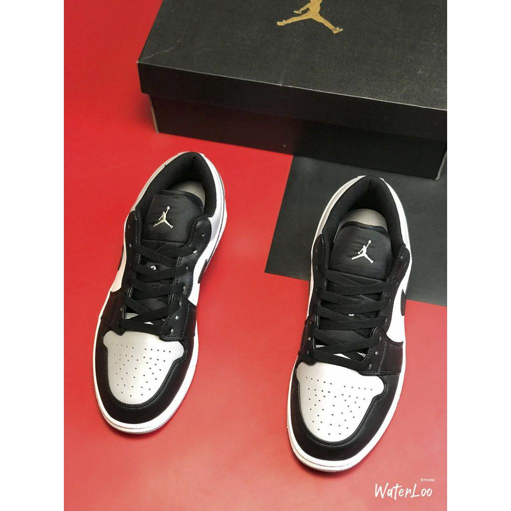 [FREESHIP+HỘP+QUÀ] Giày Thể Thao Sneakers AIR JORDAN 1 Low shadow thấp cổ màu đen gót xám