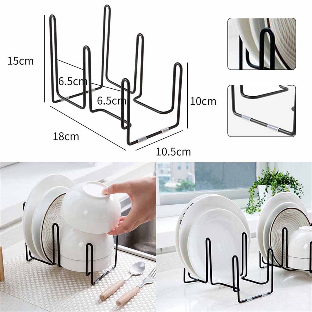 Giá sắt úp chén đĩa JUJIAJIA ráo nước tiện dụng cho nhà bếp