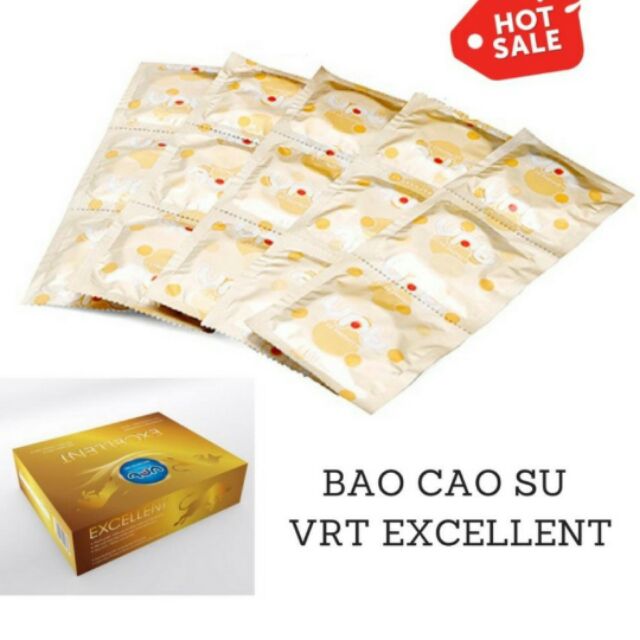 Bộ 20 chiếc bao cao su giá rẻ dành cho gia đình VRT Excellent