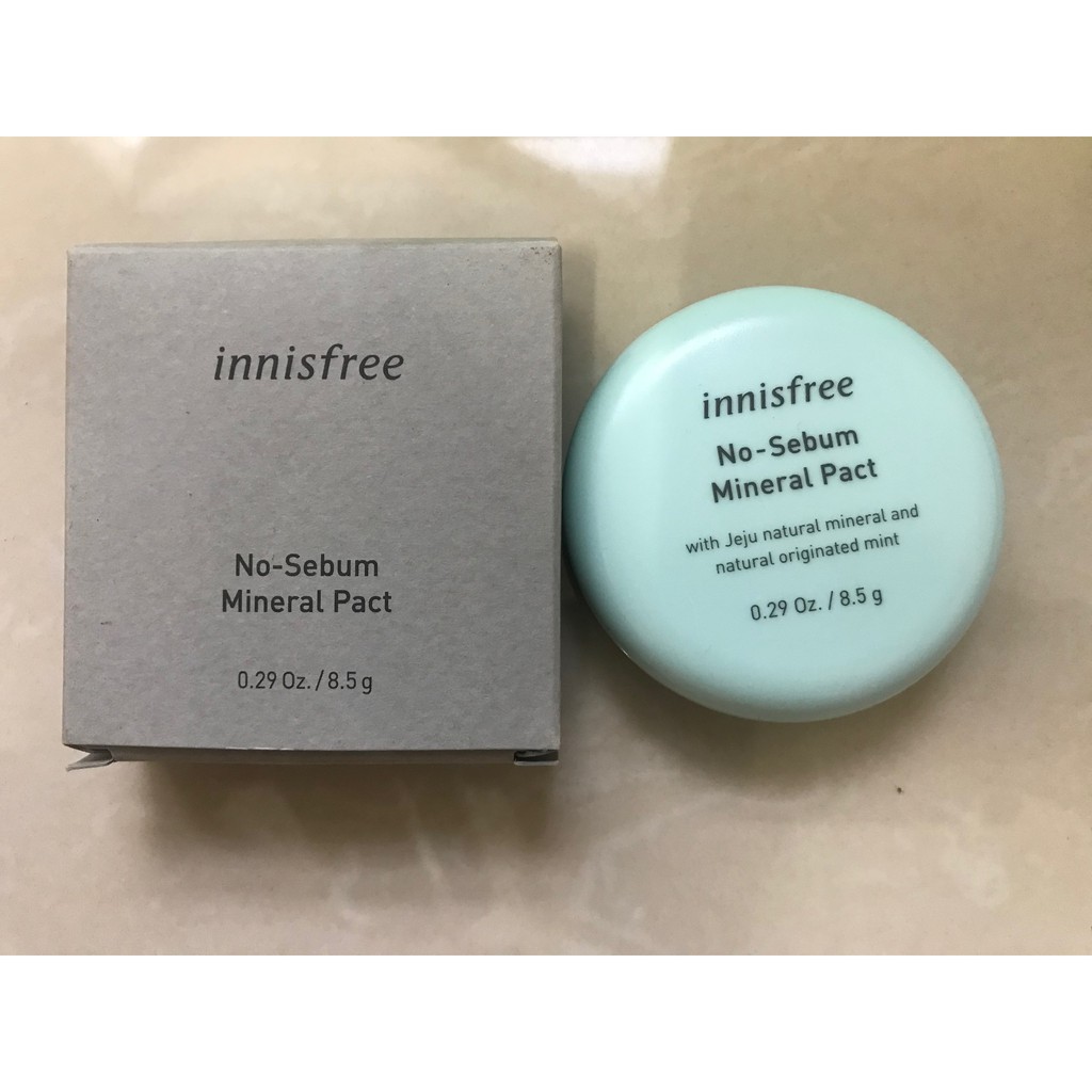 Phấn phủ kiềm dầu dạng nén Innisfree No Sebum Mineral Pact 8.5g