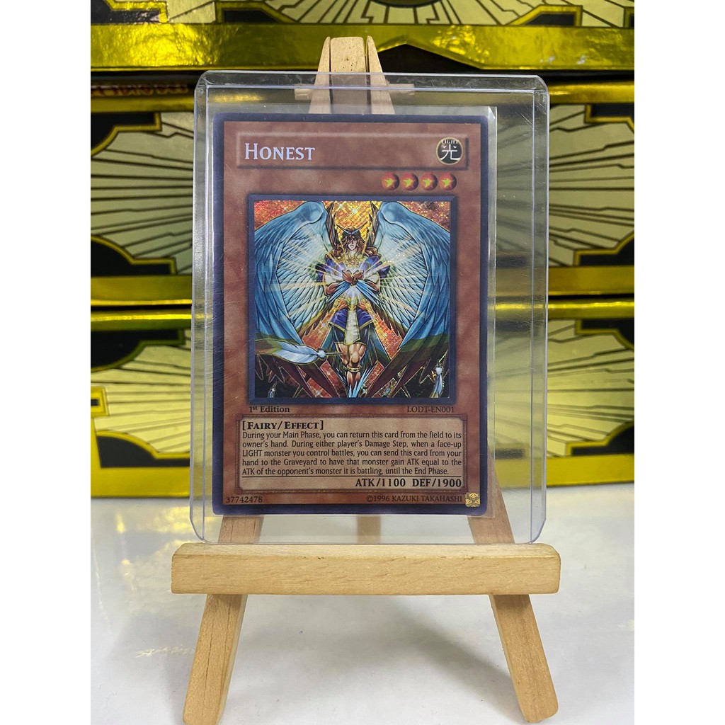 [ Dưa Hấu Yugioh ] Lá bài thẻ bài Honest - Secret Rare - Tặng bọc bài nhựa bảo quản
