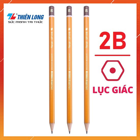 Bút chì gỗ TL GP-018. Ruột chì 2B