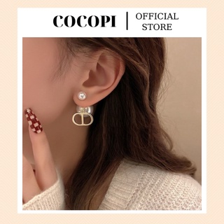 Bông Tai, Khuyên Tai đính ngọc trai nhân tạo cao cấp phong cách Hàn Quốc COCOPI Accessories - BT047