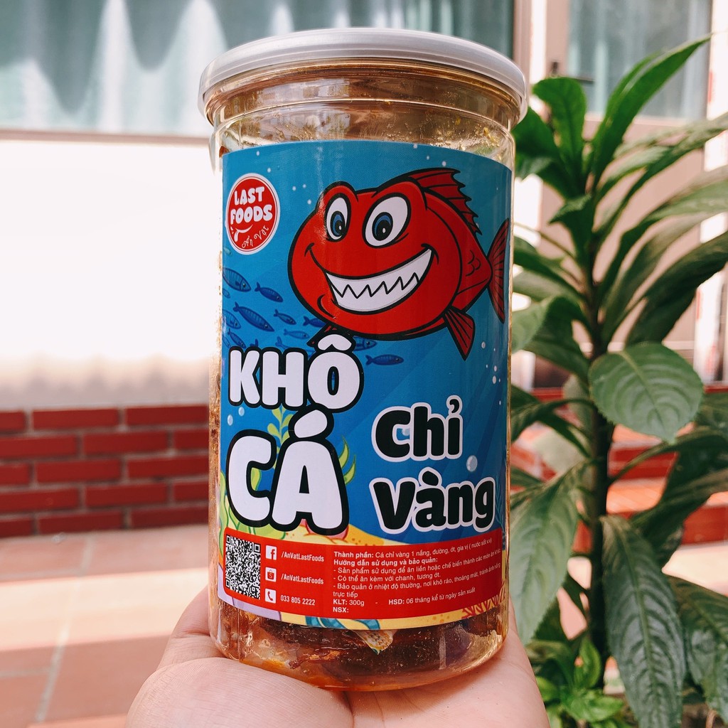 Khô cá chỉ vàng 250g hũ pet, TUMDUM  đồ ăn vặt HÀ NỘI | BigBuy360 - bigbuy360.vn