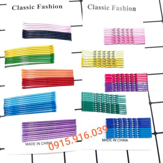 Set 50 Kẹp Xước Nhiều Màu