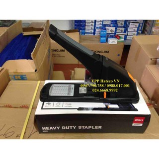 Dập ghim đại Deli 0385 (240 tờ) - Bấm kim - Bấm ghim trợ lực HÀNG CHÍNH HÃNG