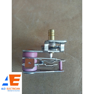 Rơ le nhiệt lò nướng Sanaky chính hãng, lò 50-80-120 lít núm vặn tròn, dải nhiệt từ 100-250 độ