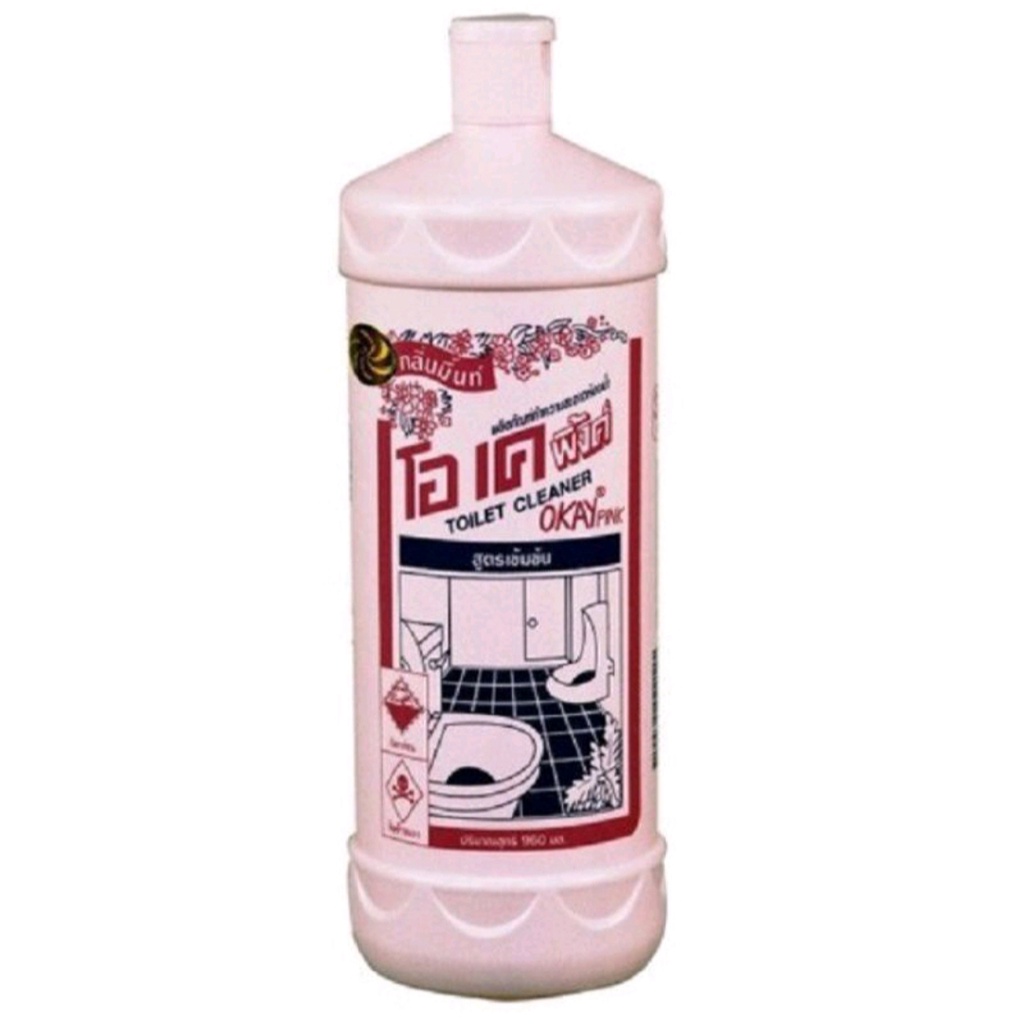 Nước Tẩy Toilet Okay Thái Lan 960ml Siêu Sạch An Toàn Tiết Kiệm
