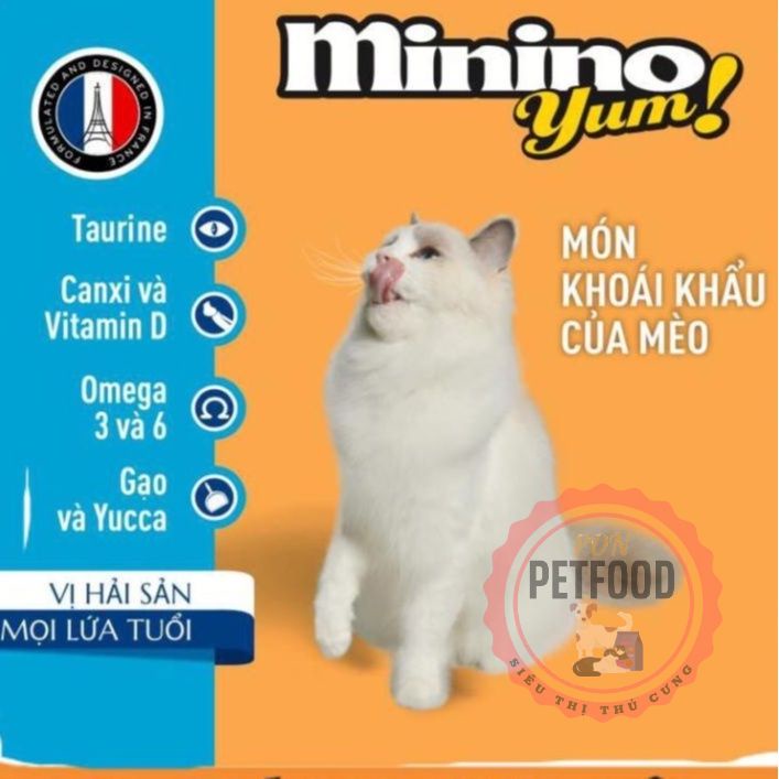 Thức ăn cho mèo Minino Yum 350gr