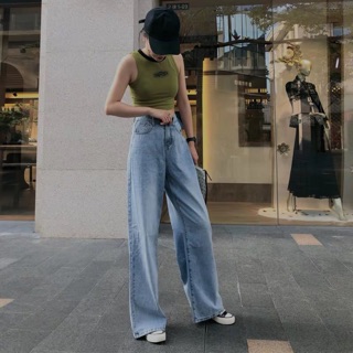 Quần Bò Ống Rộng Q9121
