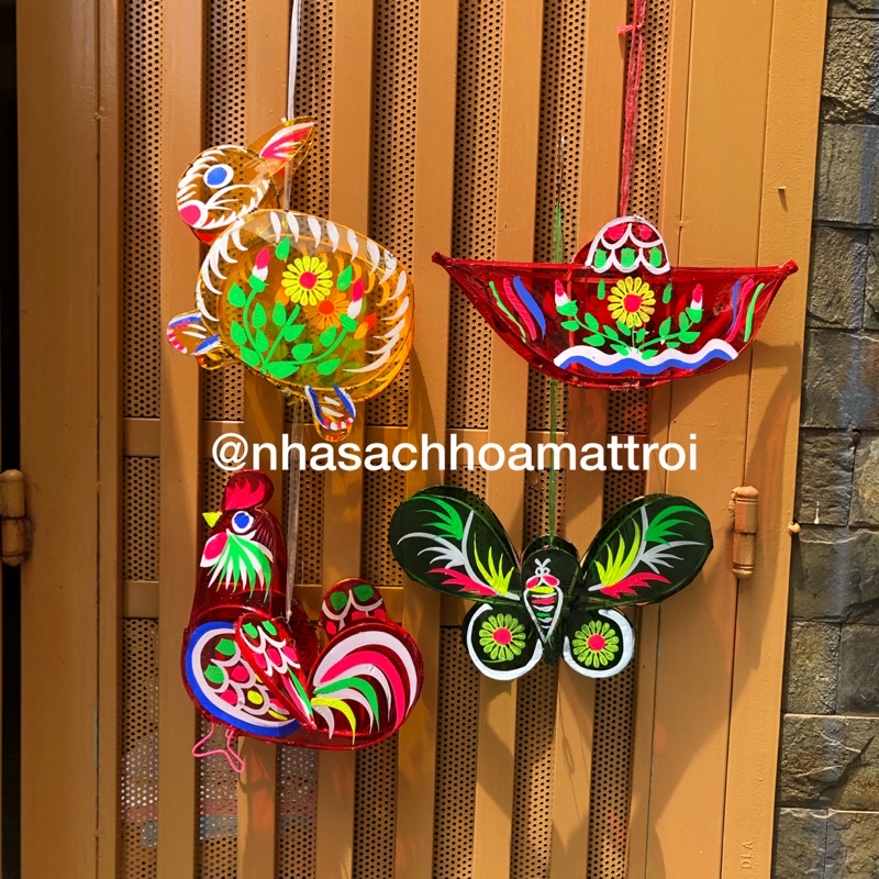 Lồng đèn trung thu giấy kiếng cỡ 30cm