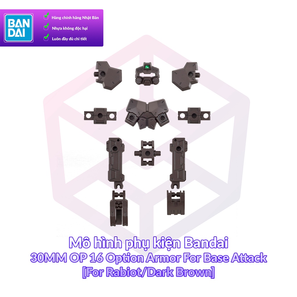Mô hình phụ kiện Bandai 30MM OP 16 Option Armor For Base Attack  1/144
