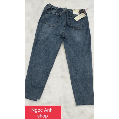 Quần jean dài bigsize cho nữ dưới 130kg