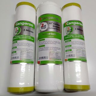 Bộ lõi 123 kangaroo 10pp dùng cho máy lọc nước ro