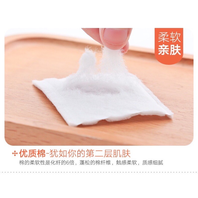 Bông tẩy trang cotton gói 222 miếng hàng quảng châu