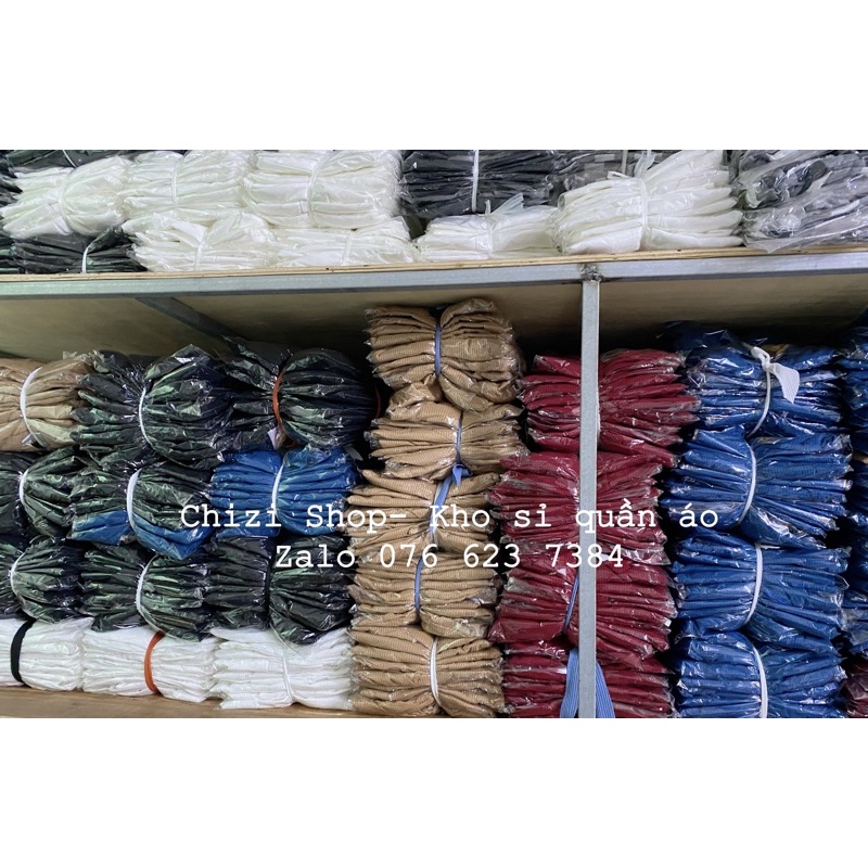 ÁO CỔ VUÔNG TAY DÀI/ ÁO CHỮ U TAY DÀI ĐỦ MÀU THUN GÂN CO GIÃN NH98 -CHIZI SHOP