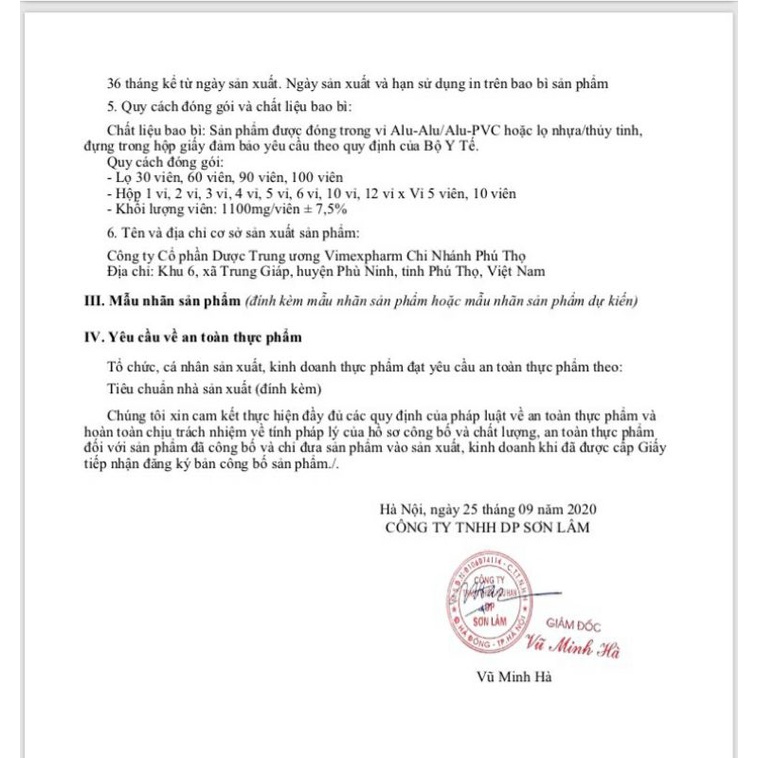 Viên điều kinh Lasohuyet